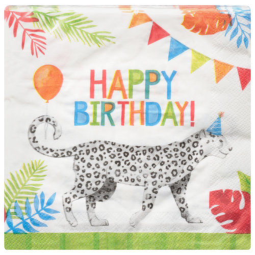 Party Creations Napkins, Party Animals, 2 Ply