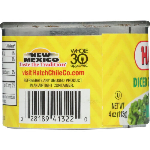 Hatch Diced Mild Green Chiles