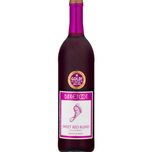 Barefoot Red Blend, Sweet, California