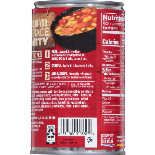 Campbell's Soup, Beef with Country Vegetables