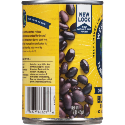 Westbrae Natural Black Beans, Organic