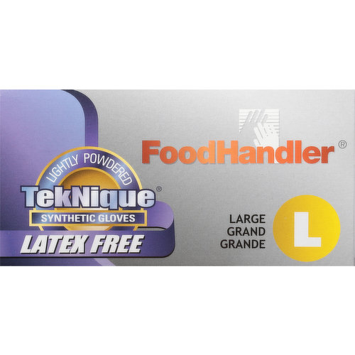 First Street Gloves, Synthetic, Latex Free, Large