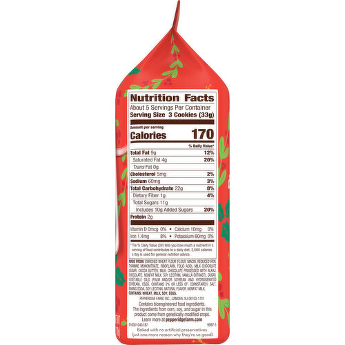 Pepperidge Farm Milk Chocolate Distinctive Cookies