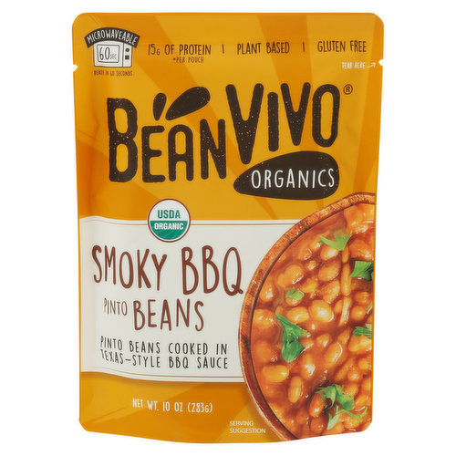 BeanVivo Pinto Beans, Smoky BBQ