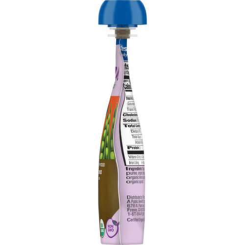 Plum Organics Stage 2 Organic Baby Food Pear + Pea with Spinach