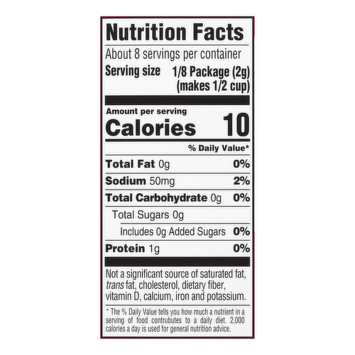 Jell-O Low Calorie Zero Sugar Raspberry Gelatin Dessert Family Size