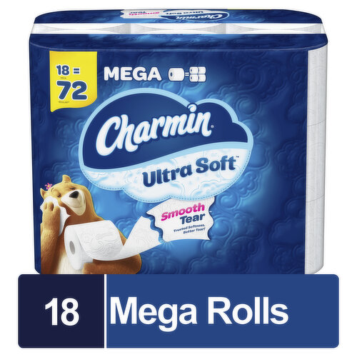 Charmin Charmin Ultra Soft Toilet Paper 18 Mega Rolls