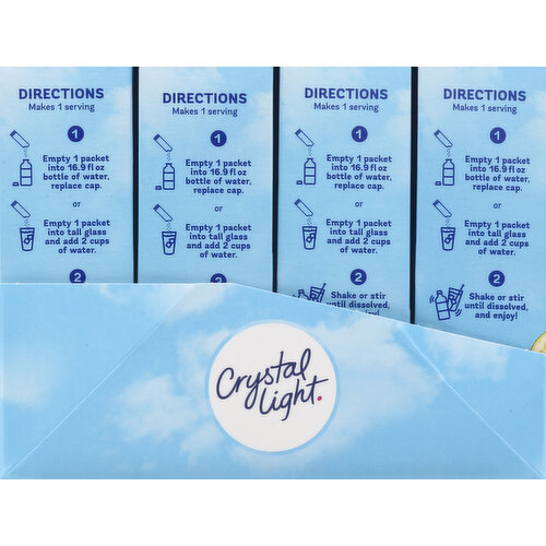 Crystal Light Drink Mix, Lemonade, On-the-Go Packets
