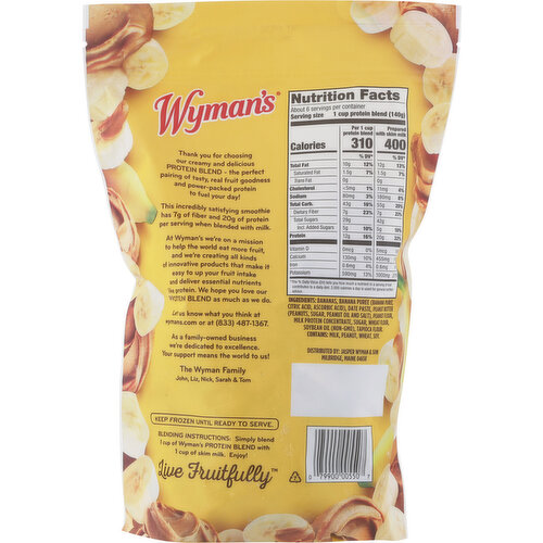 Wyman's Banana Peanut Butter Protein Blend