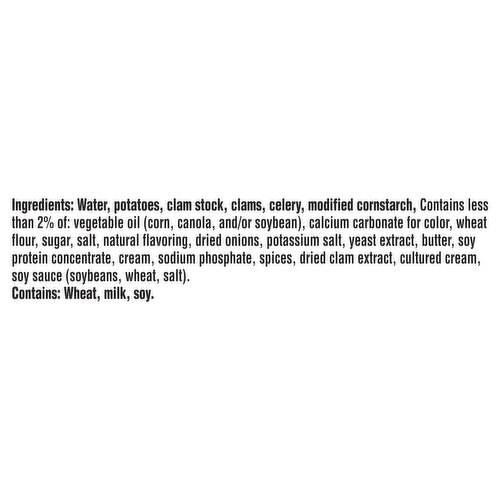 Campbell's New England Clam Chowder Soup