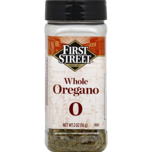 First Street Oregano, Whole