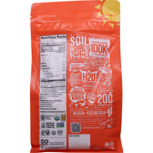 Lundberg Family Farms Organic Short Grain Brown Rice