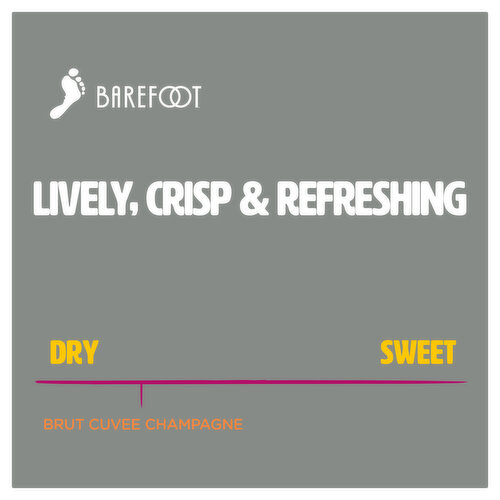 Barefoot Brut Cuvee California Champagne Sparkling Wine