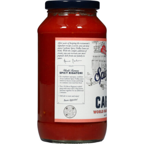 Carbone Spicy Vodka Sauce