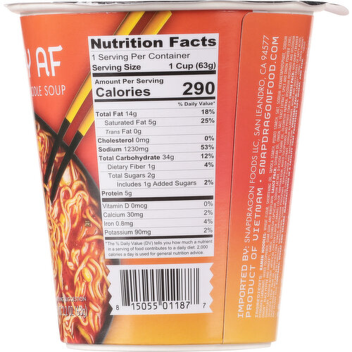 Snapdragon Super Spicy Ramen Instant Noodle Soup - 2.2 oz