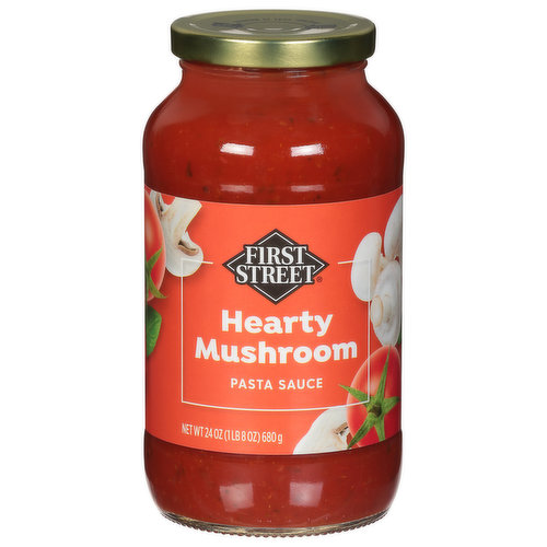 First Street Pasta Sauce, Hearty Mushroom