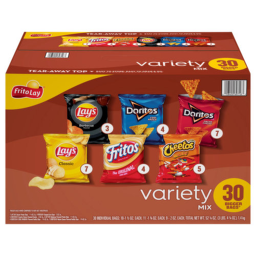 Frito Lay Snack Mix, Variety