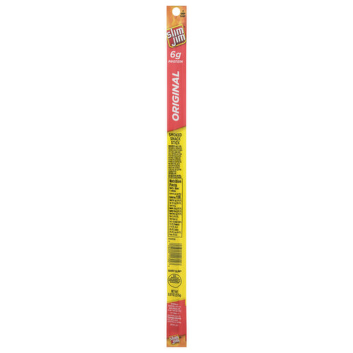 Slim Jim Snack Stick, Smoked, Original, Giant Slim