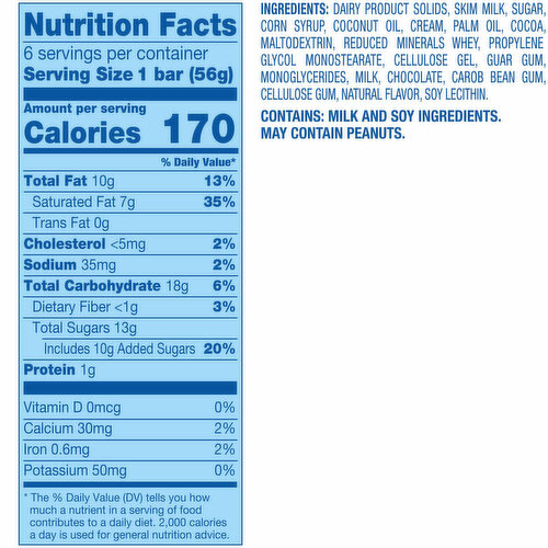 Edy's Pie Creamy Vanilla Frozen Dairy Dessert Bars