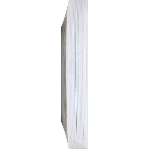 First Street Plastic Plates, Master Series, 7-1/2 Inches