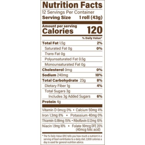 Sara Lee White Sliced Bread Bakery Rolls, Club Pack, 12 count, 18 oz