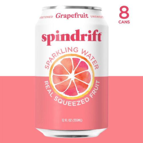 Spindrift Unsweetened Grapefruit Sparkling Water