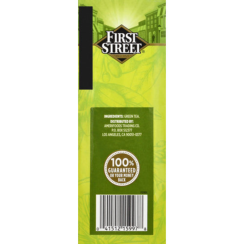 First Street Green Tea, Bags