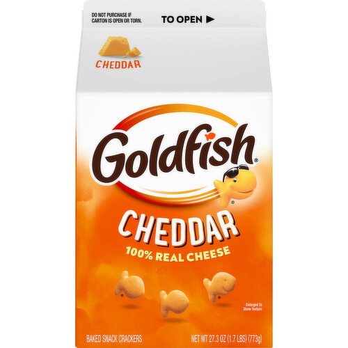 Goldfish Cheddar Baked Snack Crackers