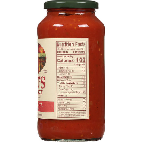 Rao's Sauce, Arrabbiata