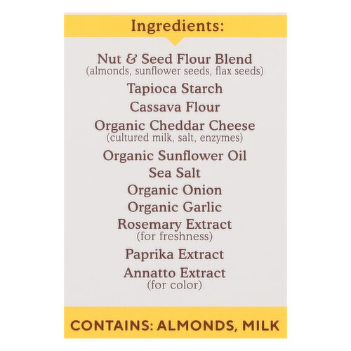 Simple Mills Crackers, Farmhouse Cheddar, Almond Flour