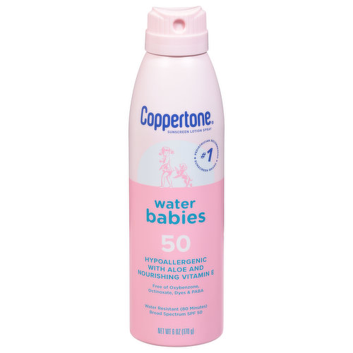 Coppertone Sunscreen Lotion Spray, Broad Spectrum SPF 50