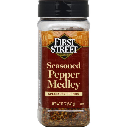 First Street Pepper Medley, Seasoned, Specialty Blends