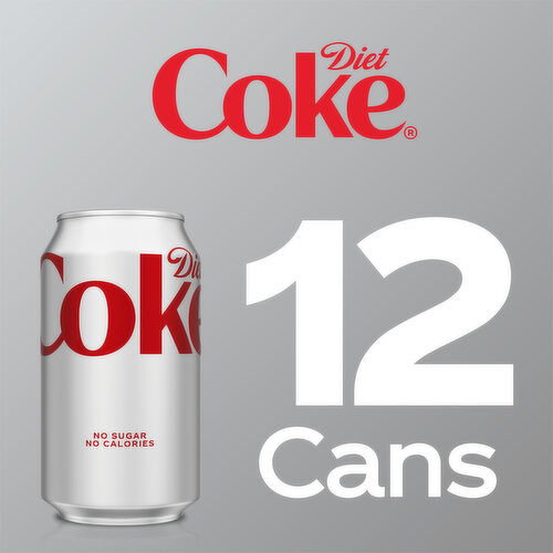 Diet Coke  Diet Soda Soft Drink Fridge Pack
