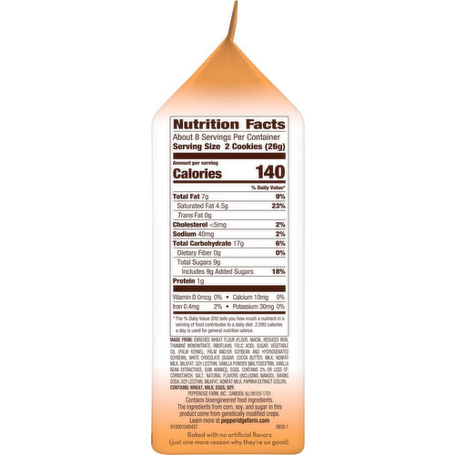 Pepperidge Farm Mango White Chocolate Flavored Cookies