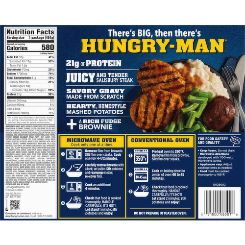 Hungry-Man Salisbury Steak