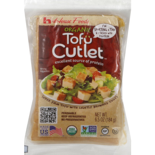 House Foods Tofu, Organic, Cutlet