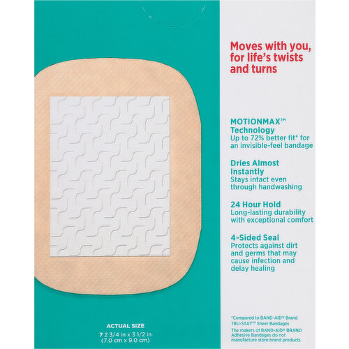 Band-Aid Adhesive Bandages, Extra Large