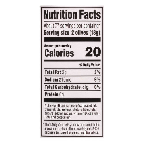 First Street Queen Olives, Pitted, Premium