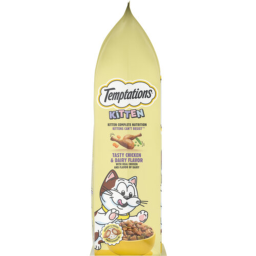Temptations Kitten Tasty Chicken & Dairy Flavor Food for Kittens