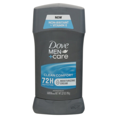 Dove Men+Care Antiperspirant, Clean Comfort, 72H Protection