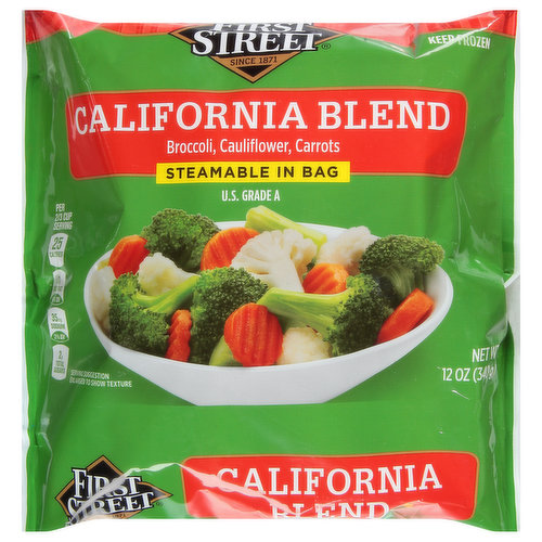 First Street California Blend, Steamable in Bag