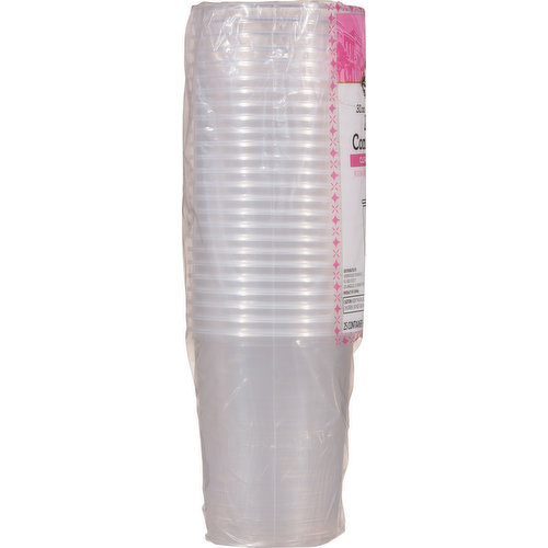 First Street Deli Containers, Clear Plastic, 32 Ounce