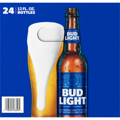 Bud Light Beer Bottles 
