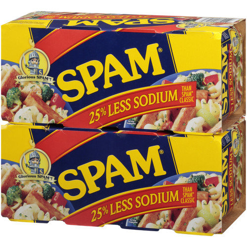Spam with Less Sodium 6/12 oz