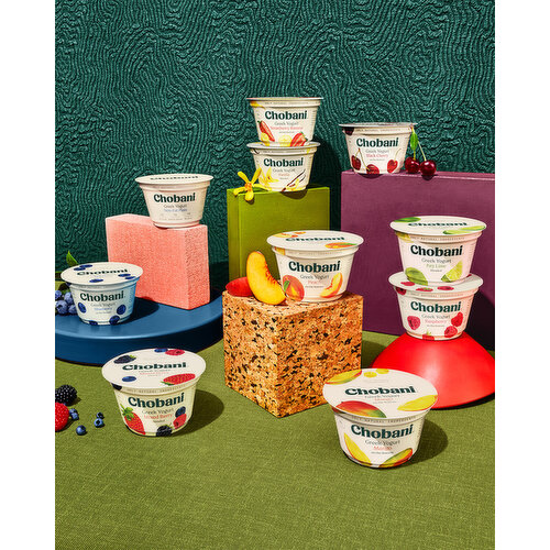 Chobani Yogurt, Greek, Reduced Fat, Mango on the Bottom