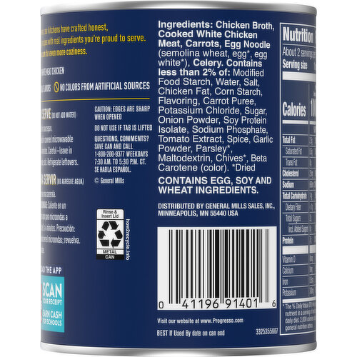Progresso Soup, Chicken & Homestyle Noodles, Rich & Hearty