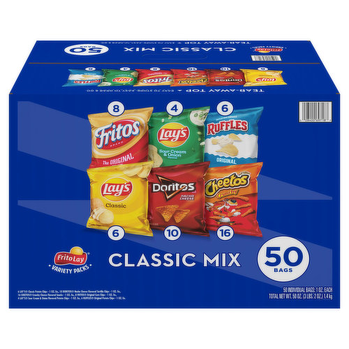 Frito Lay Classic Mix, Variety Pack