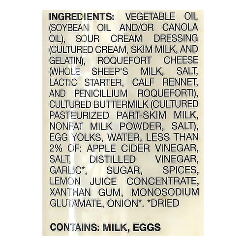 Bob’s, Roquefort Dressing 