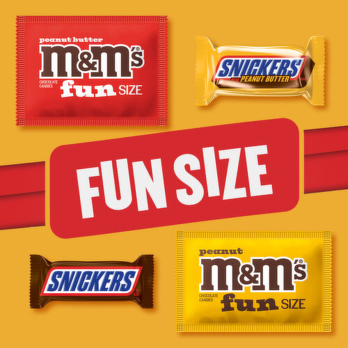 Mixed SNICKERS & M&M'S Peanut Lovers Chocolate Candy Bag
