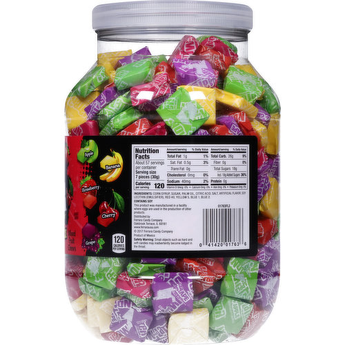 Tutti Frutti Taffy Chews • Taffy Candy, Soft & Chewy • Bulk Candy • Oh!  Nuts®